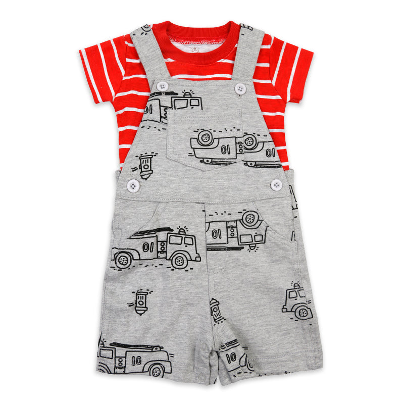 Colorland Toddle 1 Tshirt +1 overall short pants