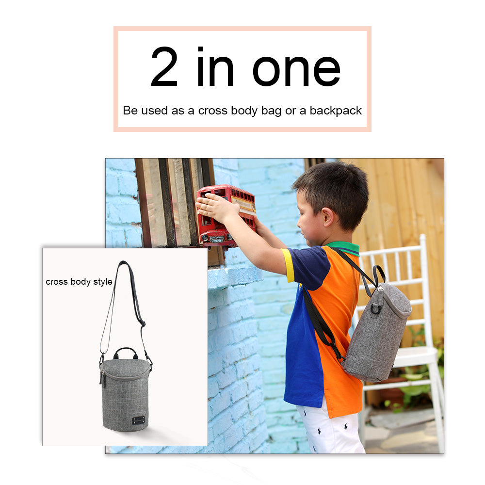Zara Children Cooler Lunch milk bottle Backpack