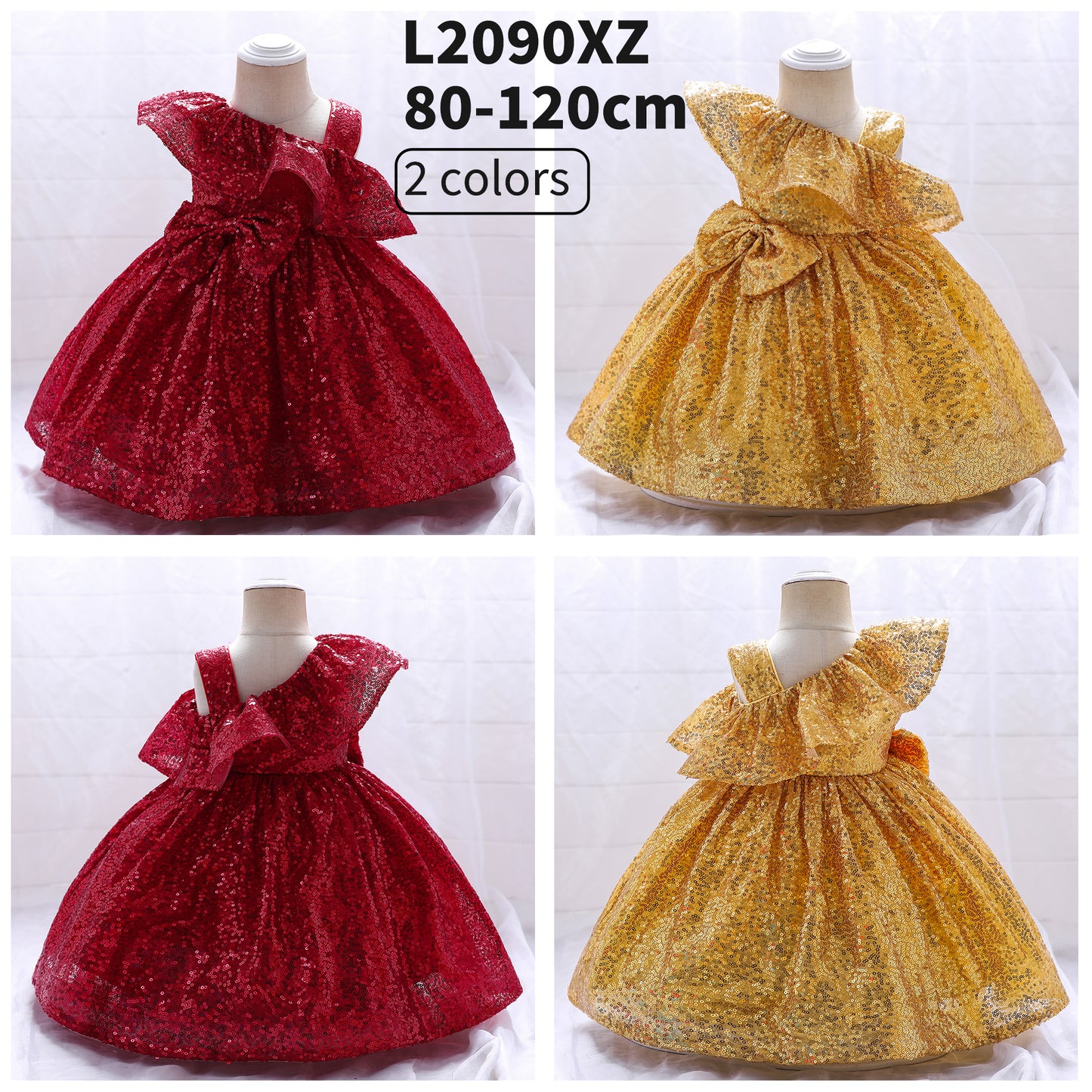 Colorland Younger Kids Party Dress 80-120cm - L2090XZ