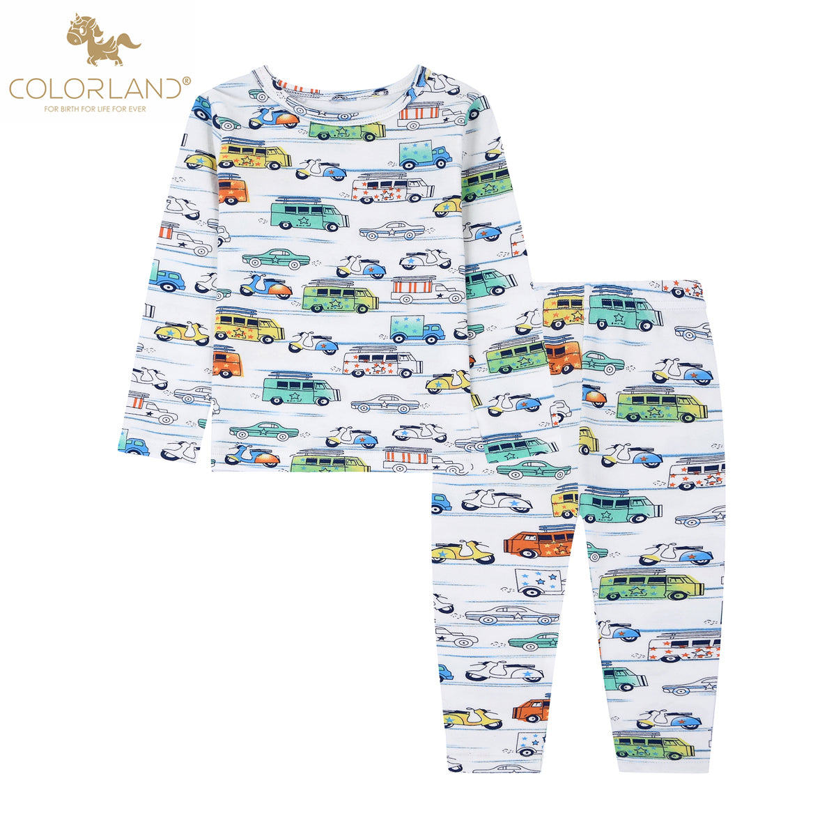 Colorland Kids love Snug Fitting Pyjamas long sleeve set